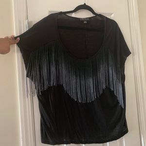 Forever 21 Fringe Tee 2X